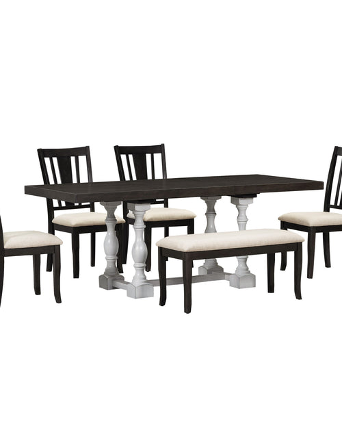 Load image into Gallery viewer, 6-Piece Dining Table Set With Chairs
