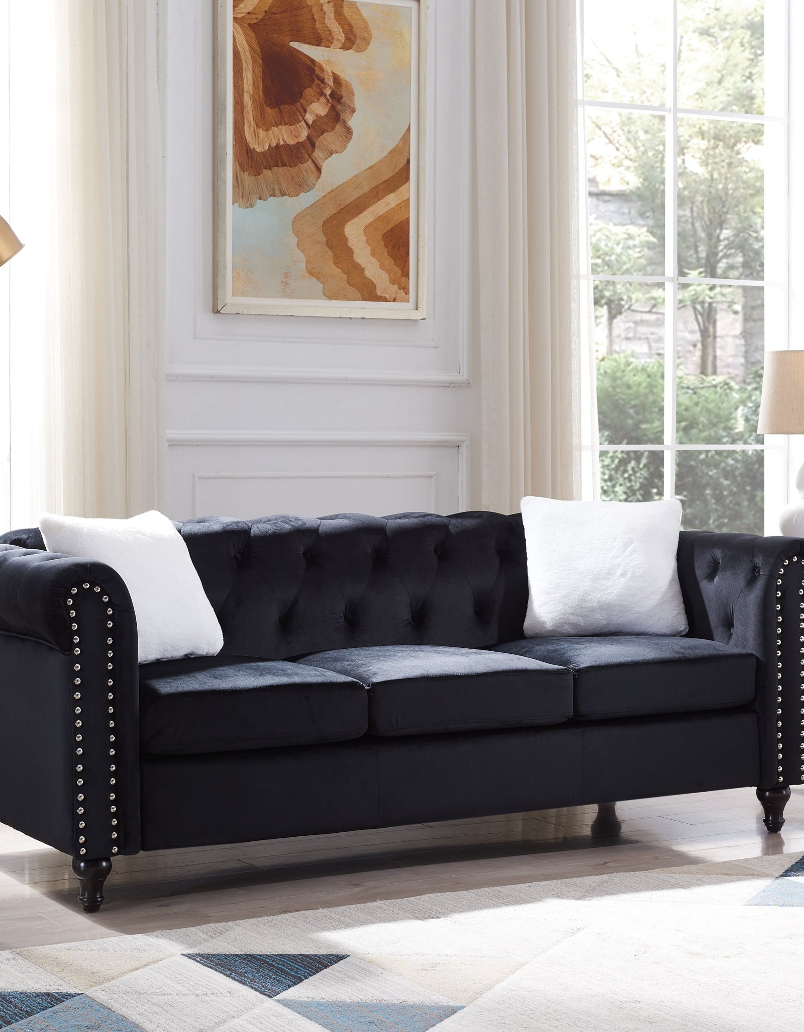 Contemporary 3-Seater Sofa