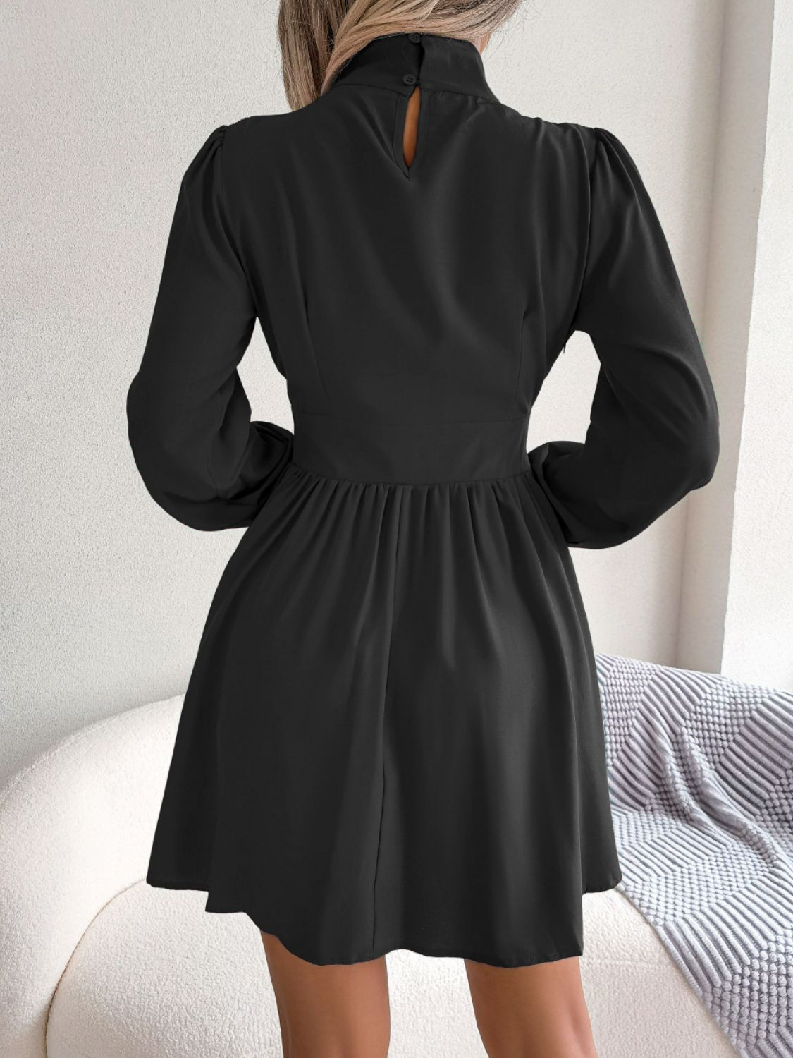 Italian Style Turtleneck Dress