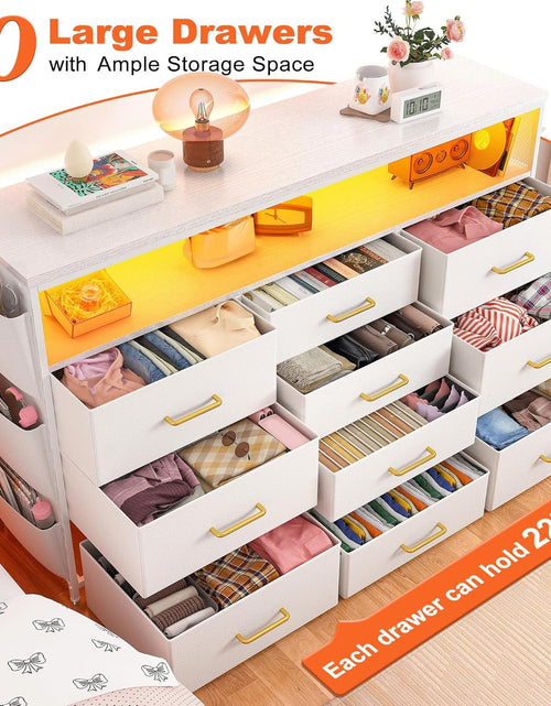 Load image into Gallery viewer, Bedroom Dresser With 10 Drawers And More!
