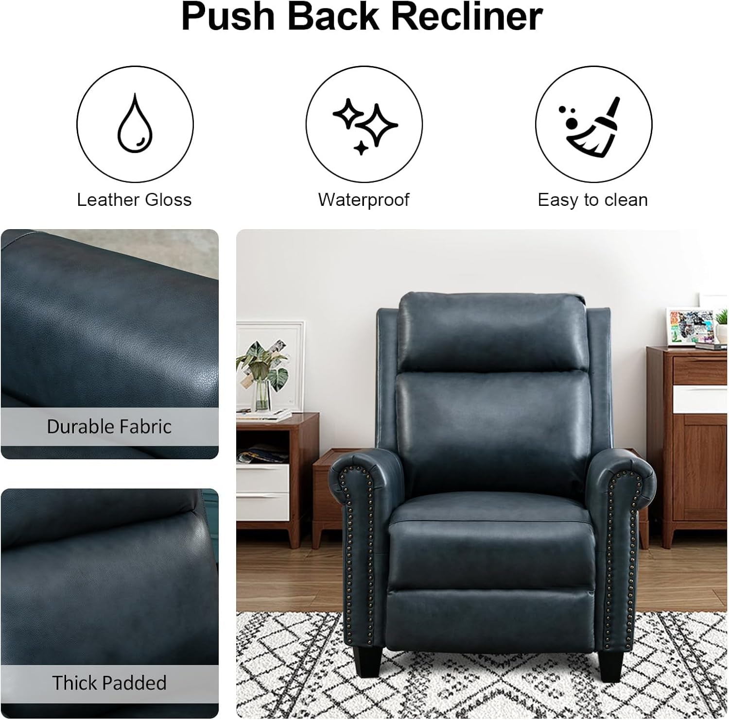 Leather Recliners 2 Chairs