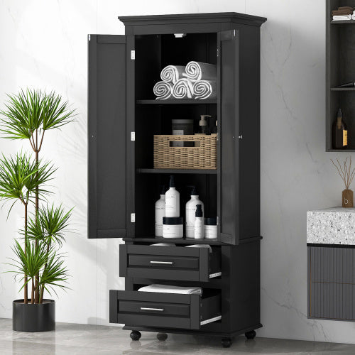 Load image into Gallery viewer, Arcadia Black Compartment Dresser
