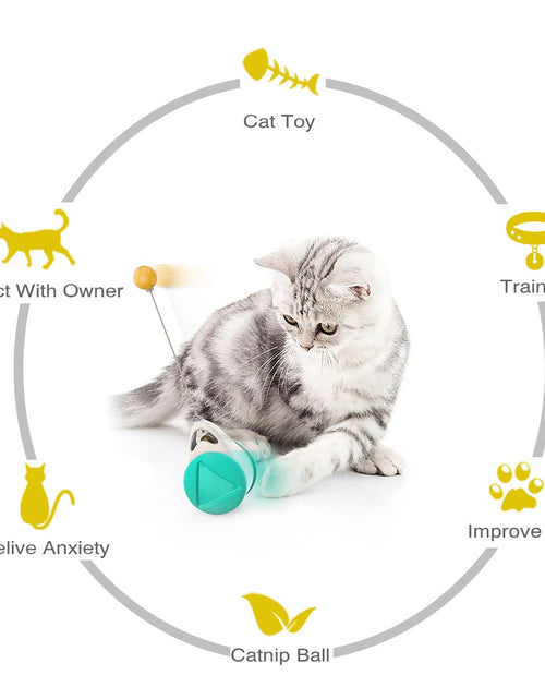 Load image into Gallery viewer, Tumbler Balanced Wheel Swinging Ball Cat Play Toy
