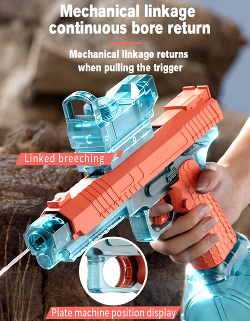 Load image into Gallery viewer, Electric Shooting Flashing Lights Battle Automatic Water Gun Toys
