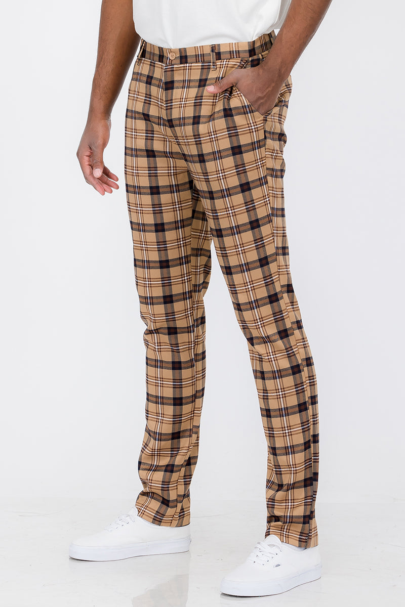 Arcadia Plaids Slim Fit Trouser