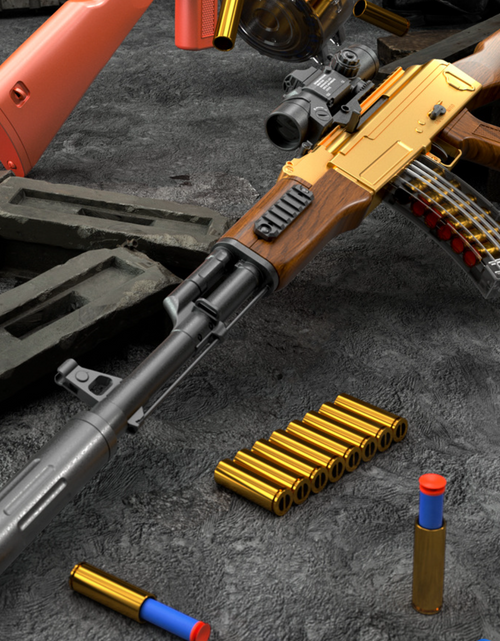 Load image into Gallery viewer, Electric Toy Gun AK47 EVA Soft Bullet Toy Gun
