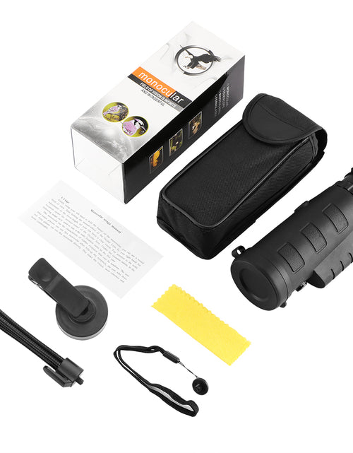 Load image into Gallery viewer, 10X HD Optical Monocular Telescope with Phone Clip
