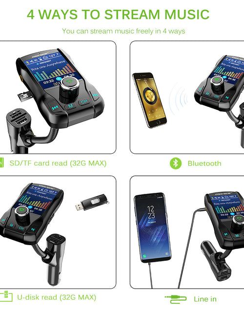 Load image into Gallery viewer, Bluetooth FM Transmitter for Car Bluetooth V3.0
