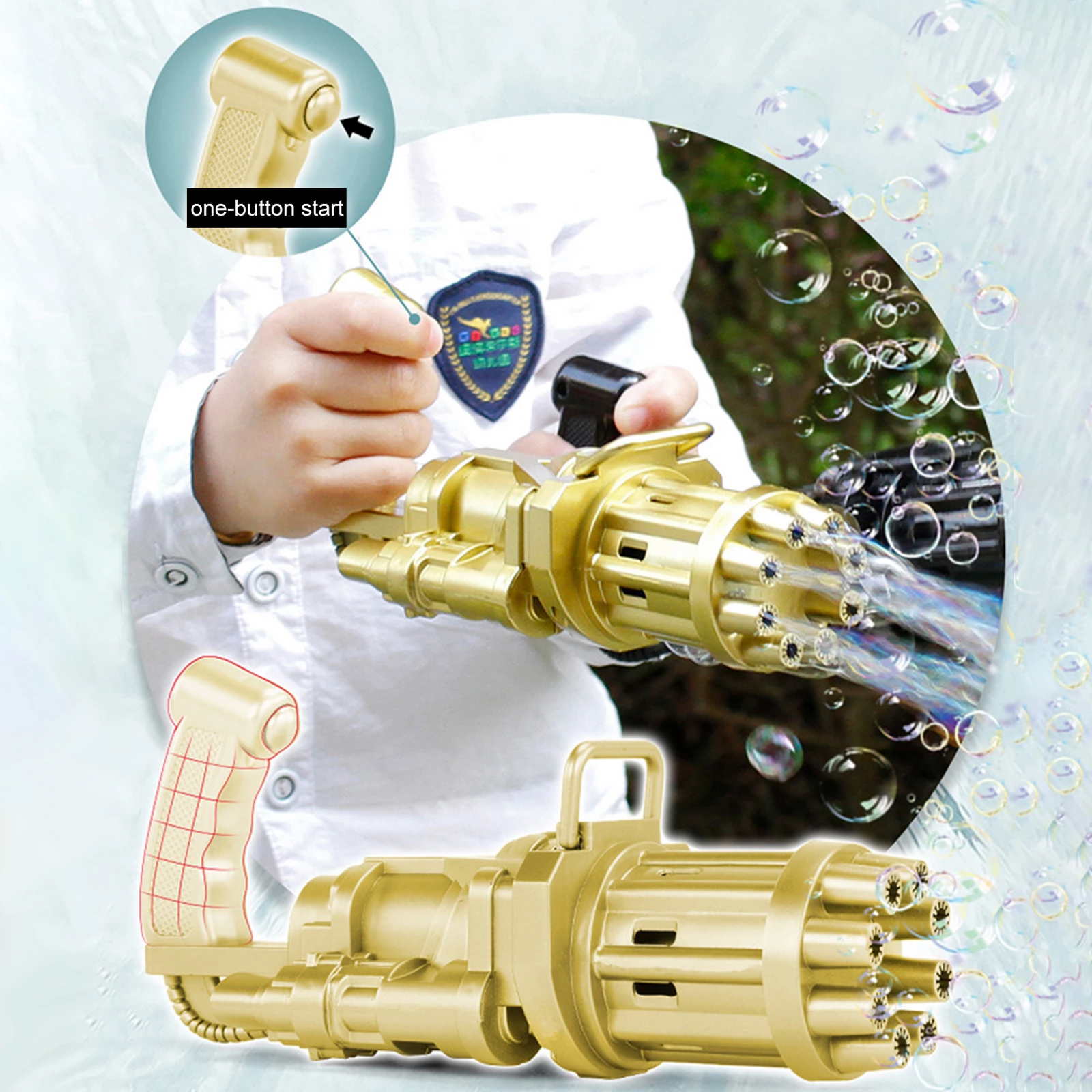Water Bubble Machine Gun Toys