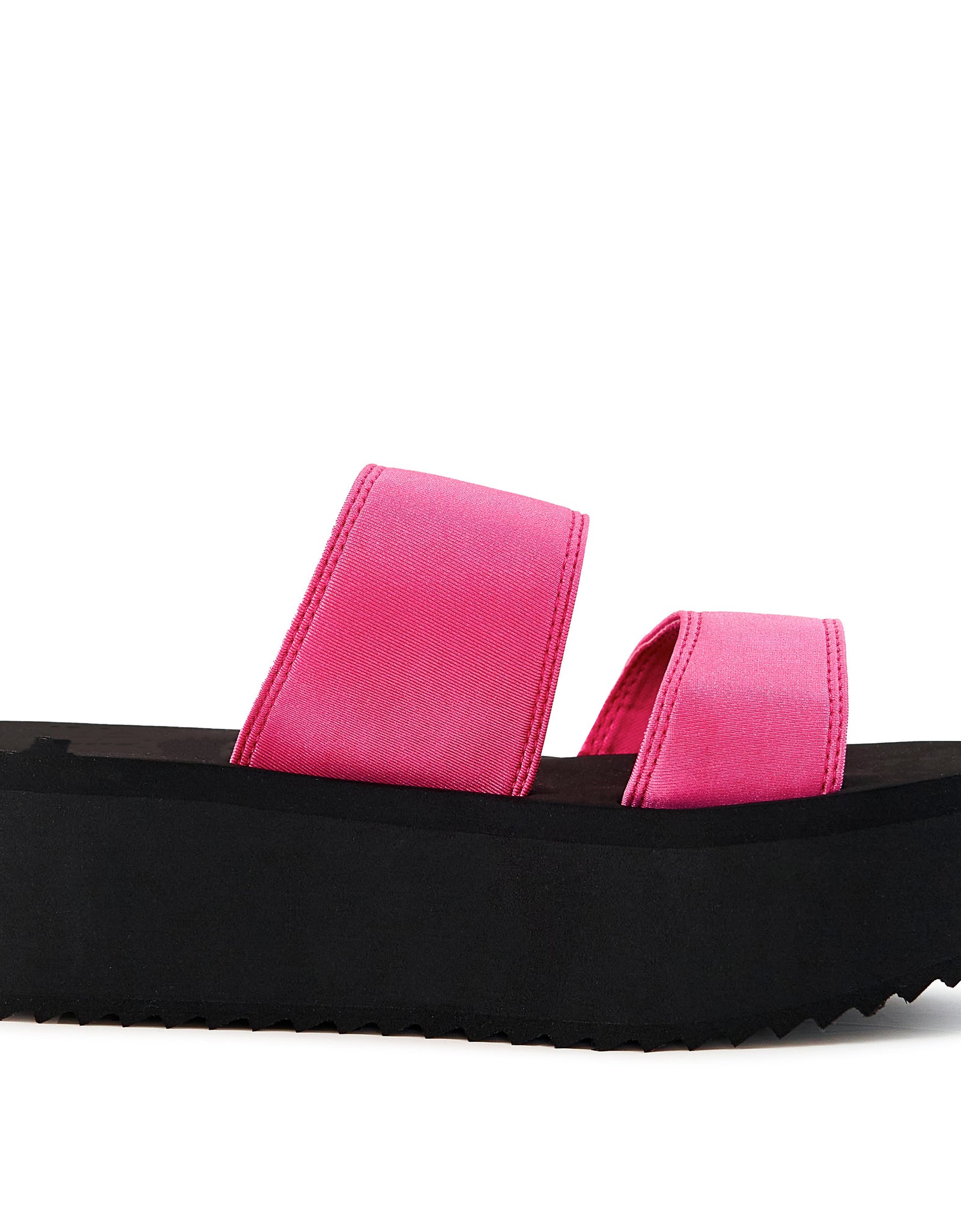 Arcadia Platform Sandal 2 Band Neon Pink