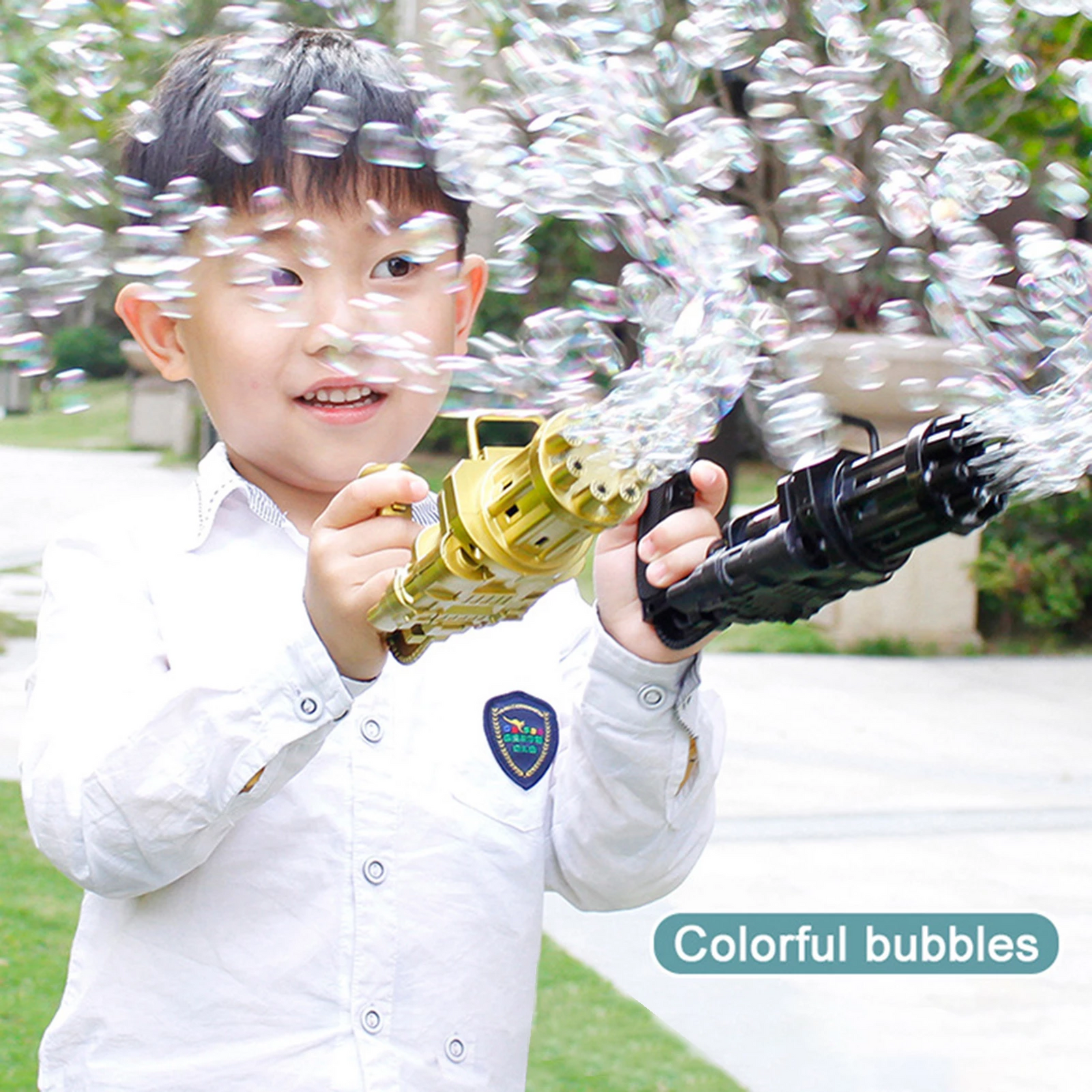 Water Bubble Machine Gun Toys