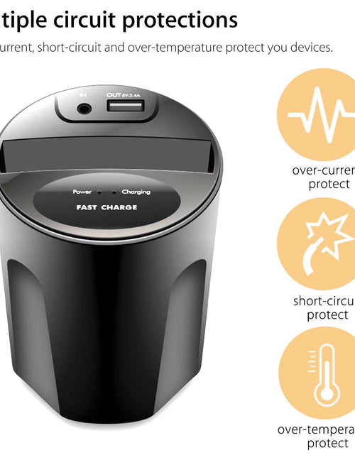 Load image into Gallery viewer, Wireless Car Charger Cup Holder
