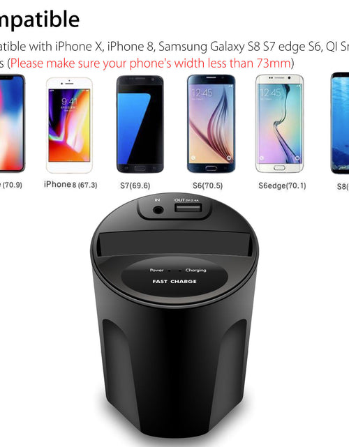 Load image into Gallery viewer, Wireless Car Charger Cup Holder
