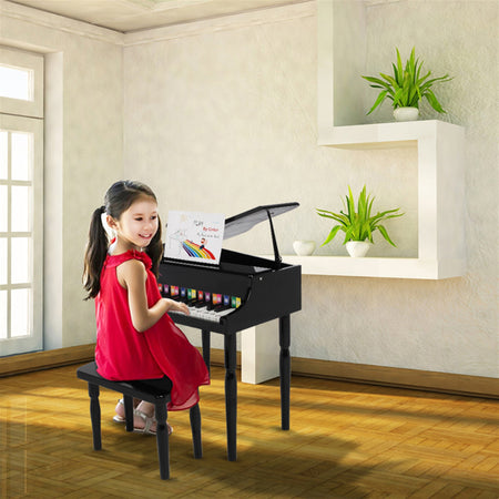Liberace Style Children's Wooden Piano with Music Stand