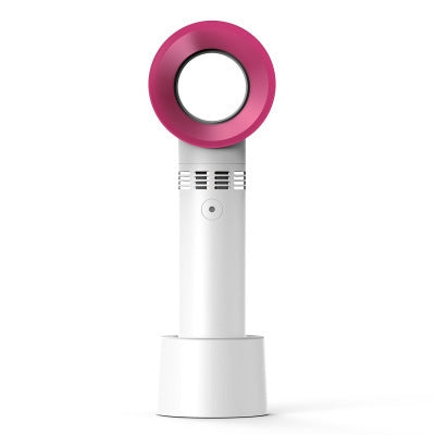 Load image into Gallery viewer, Rechargeable USB Bladeless Fan Portable Handheld Cooling Desk Mini Fan
