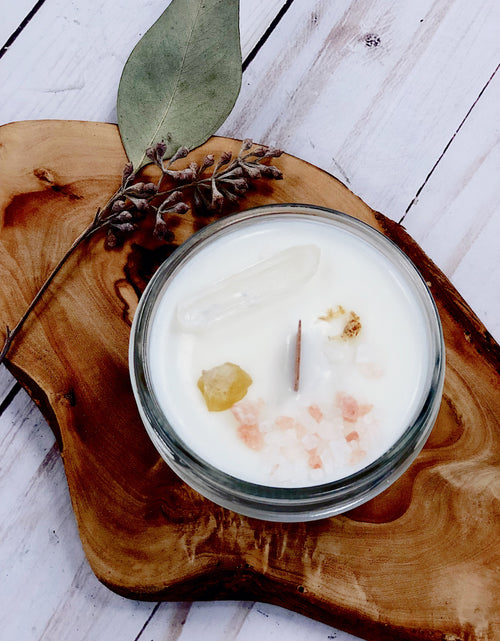 Load image into Gallery viewer, Space Clearing Candle/ Intention candle / organic
