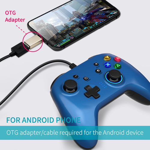 Load image into Gallery viewer, Wired Gaming Controller Joystick Gamepad with Dual-Vibration
