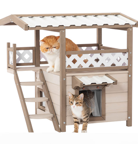 Feral Cat House Outdoor Indoor Kitty Houses
