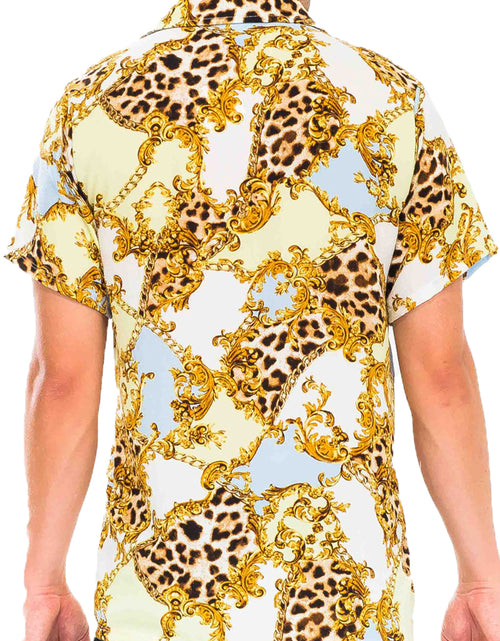 Load image into Gallery viewer, Arcadia Cheetah Cuban Shirt and Denim Combo
