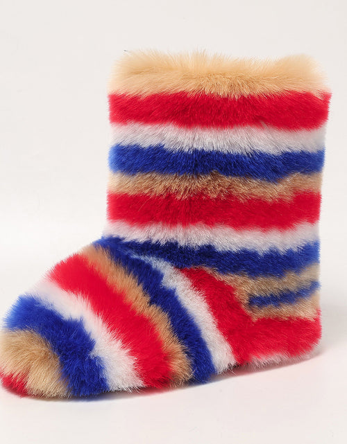 Load image into Gallery viewer, Arcadia Boots With The Fur Stripes
