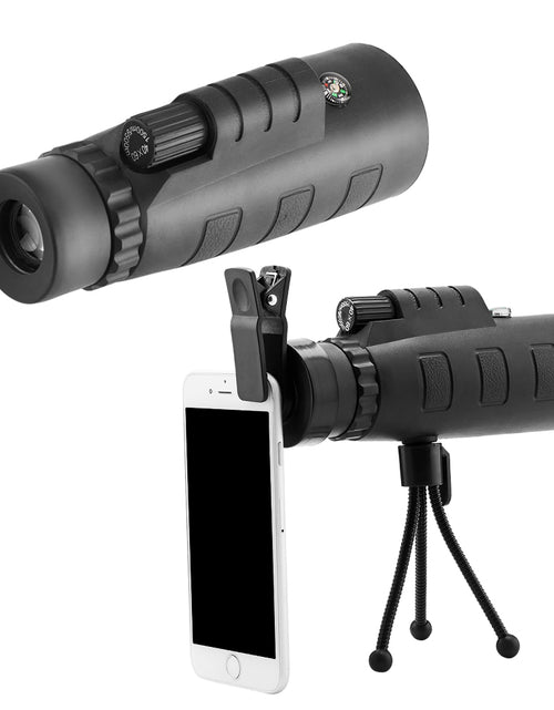 Load image into Gallery viewer, 10X HD Optical Monocular Telescope with Phone Clip

