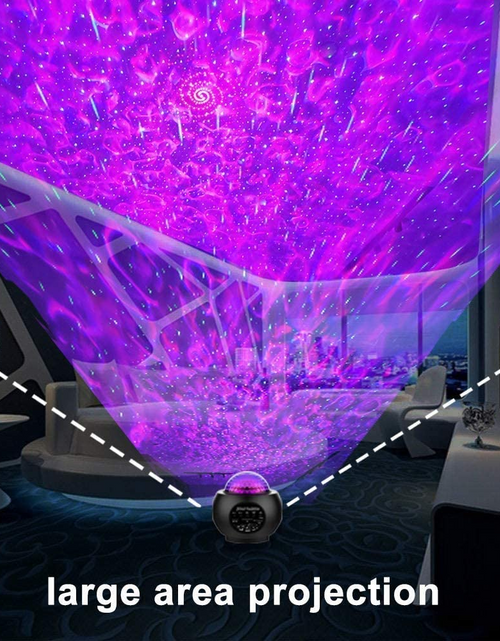 Load image into Gallery viewer, LED Night Light Starry Sky Projector with Bluetooth Wireless Speaker
