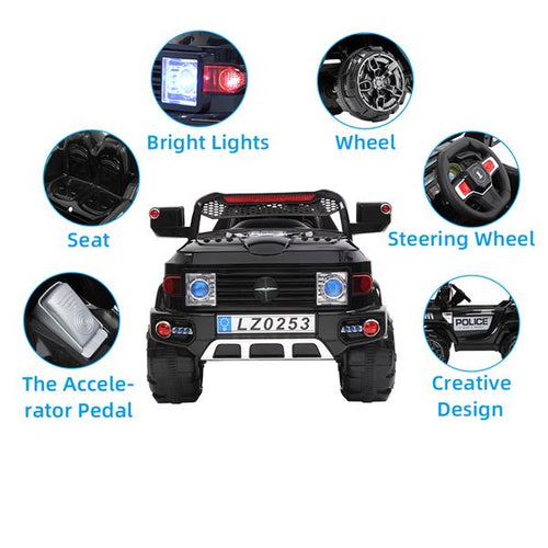 Load image into Gallery viewer, "IN STOCK" Off-Road Police Car Double Drive With 2.4G Remote Control
