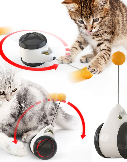 Load image into Gallery viewer, Tumbler Balanced Wheel Swinging Ball Cat Play Toy
