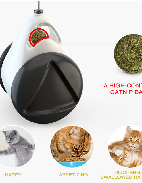 Load image into Gallery viewer, Tumbler Balanced Wheel Swinging Ball Cat Play Toy
