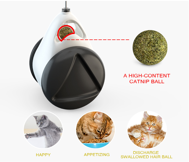 Tumbler Balanced Wheel Swinging Ball Cat Play Toy