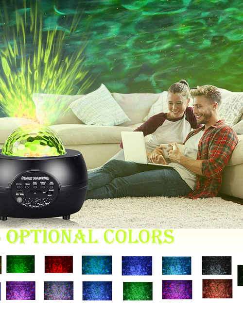 Load image into Gallery viewer, LED Night Light Starry Sky Projector with Bluetooth Wireless Speaker
