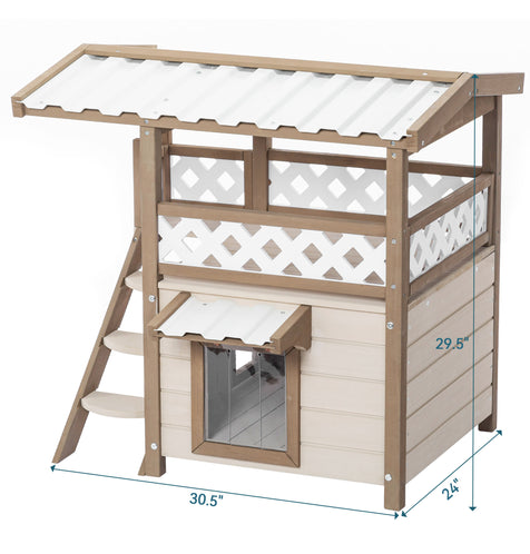 Feral Cat House Outdoor Indoor Kitty Houses