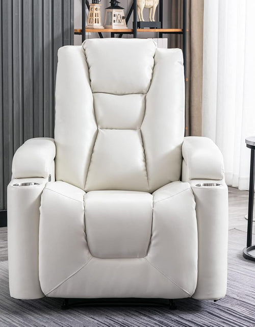 Load image into Gallery viewer, Power Recliner Captain Chair Leather
