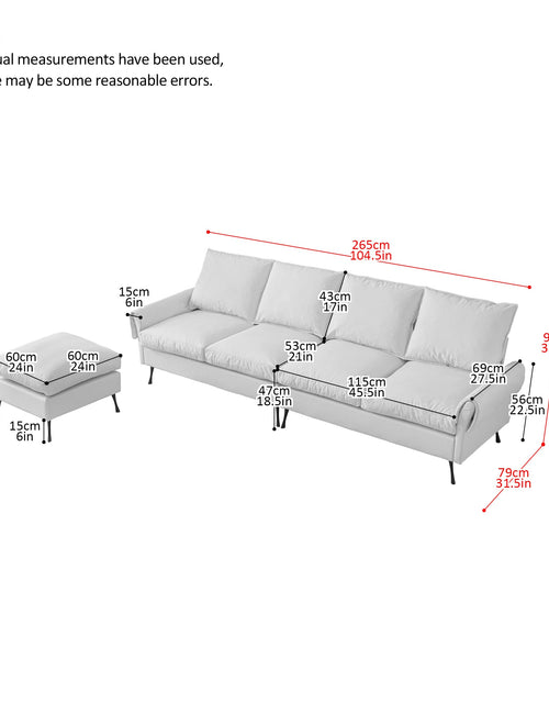 Load image into Gallery viewer, Milano Italian Sectional Sofa
