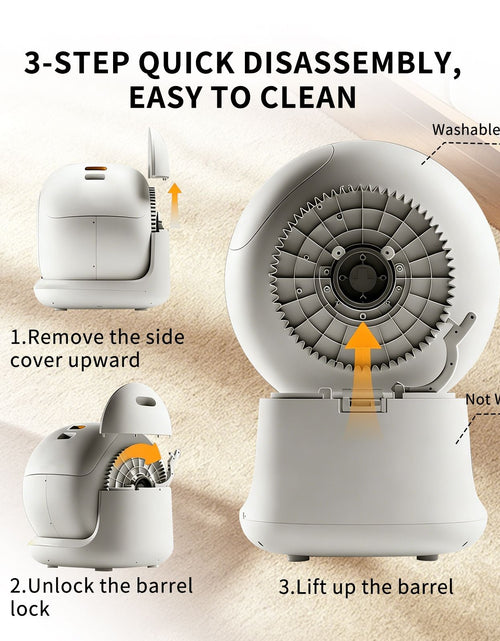 Load image into Gallery viewer, Premium Hygiene Self-Cleaning Cat Litter Box | Fully Enclosed Automatic, App Control,
