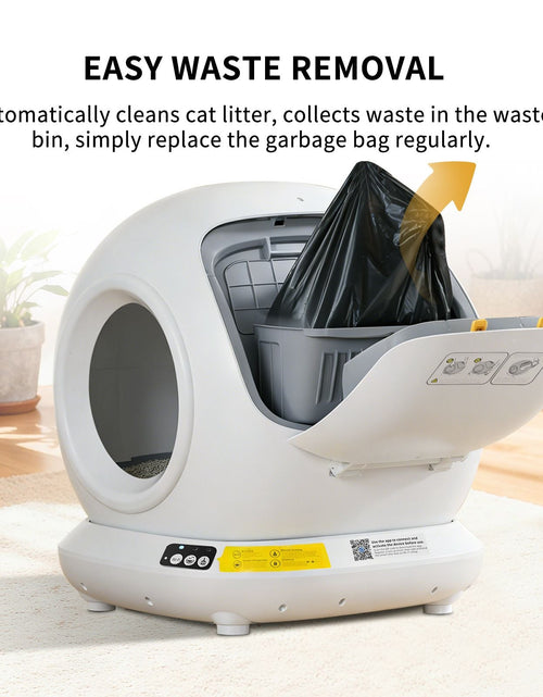 Load image into Gallery viewer, Premium Hygiene Self-Cleaning Cat Litter Box | Fully Enclosed Automatic, App Control,
