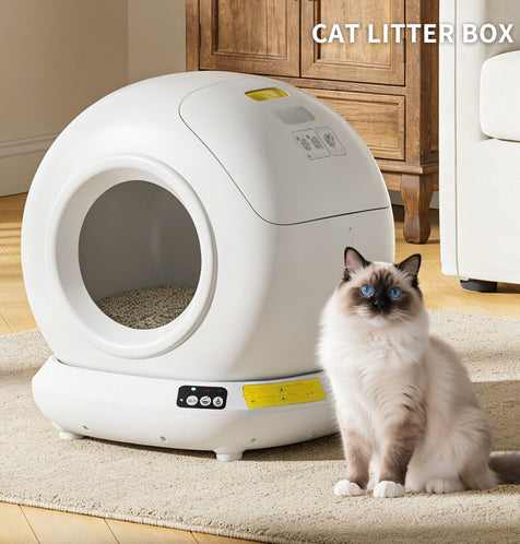 Premium Hygiene Self-Cleaning Cat Litter Box | Fully Enclosed Automatic, App Control,