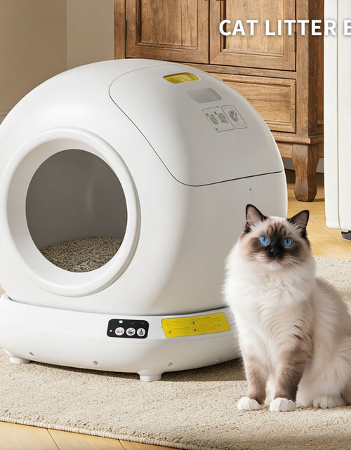 Load image into Gallery viewer, Premium Hygiene Self-Cleaning Cat Litter Box | Fully Enclosed Automatic, App Control,
