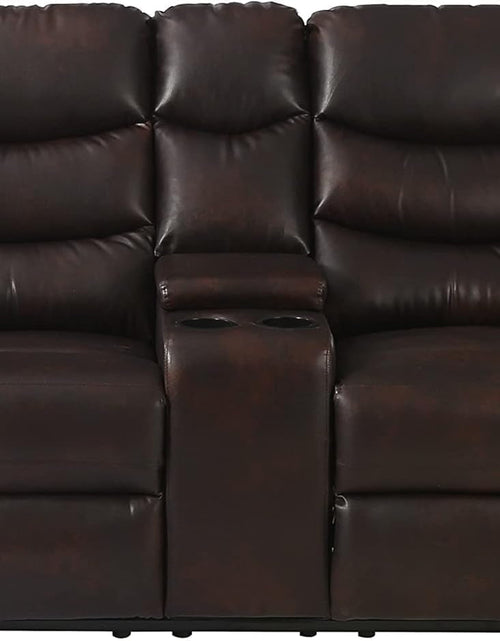 Load image into Gallery viewer, Italian Loveseat Sofa with Recliners
