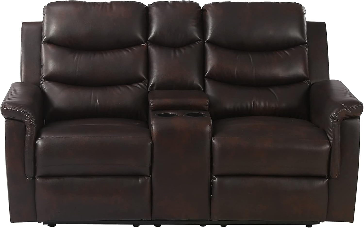 Italian Loveseat Sofa with Recliners