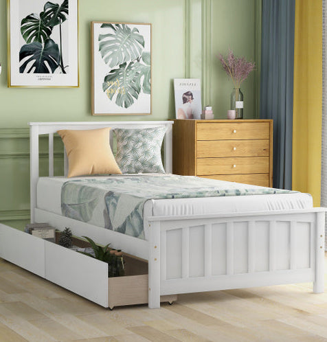 Twin Size Platform Bed