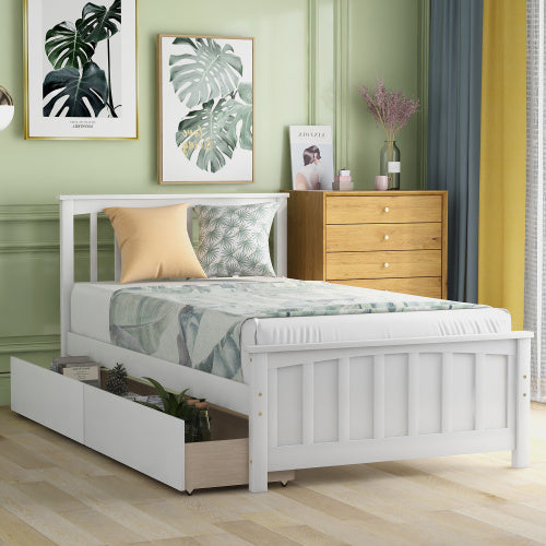 Twin Size Platform Bed