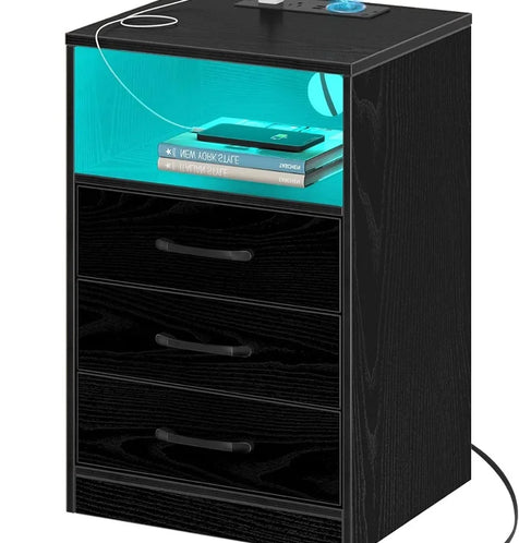 Three Drawer Nightstand