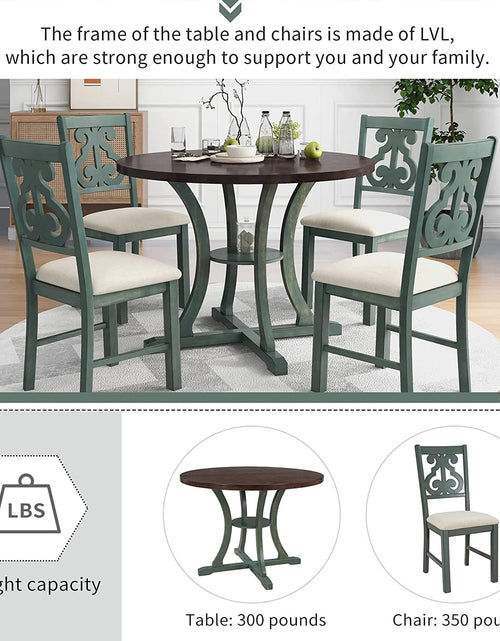 Load image into Gallery viewer, Arcadia 5-Piece Dining Kitchen Table Set
