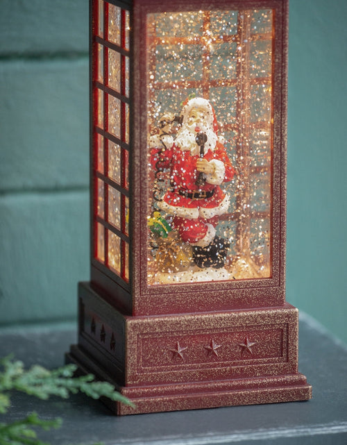 Load image into Gallery viewer, Santa Lantern and Light for Christmas
