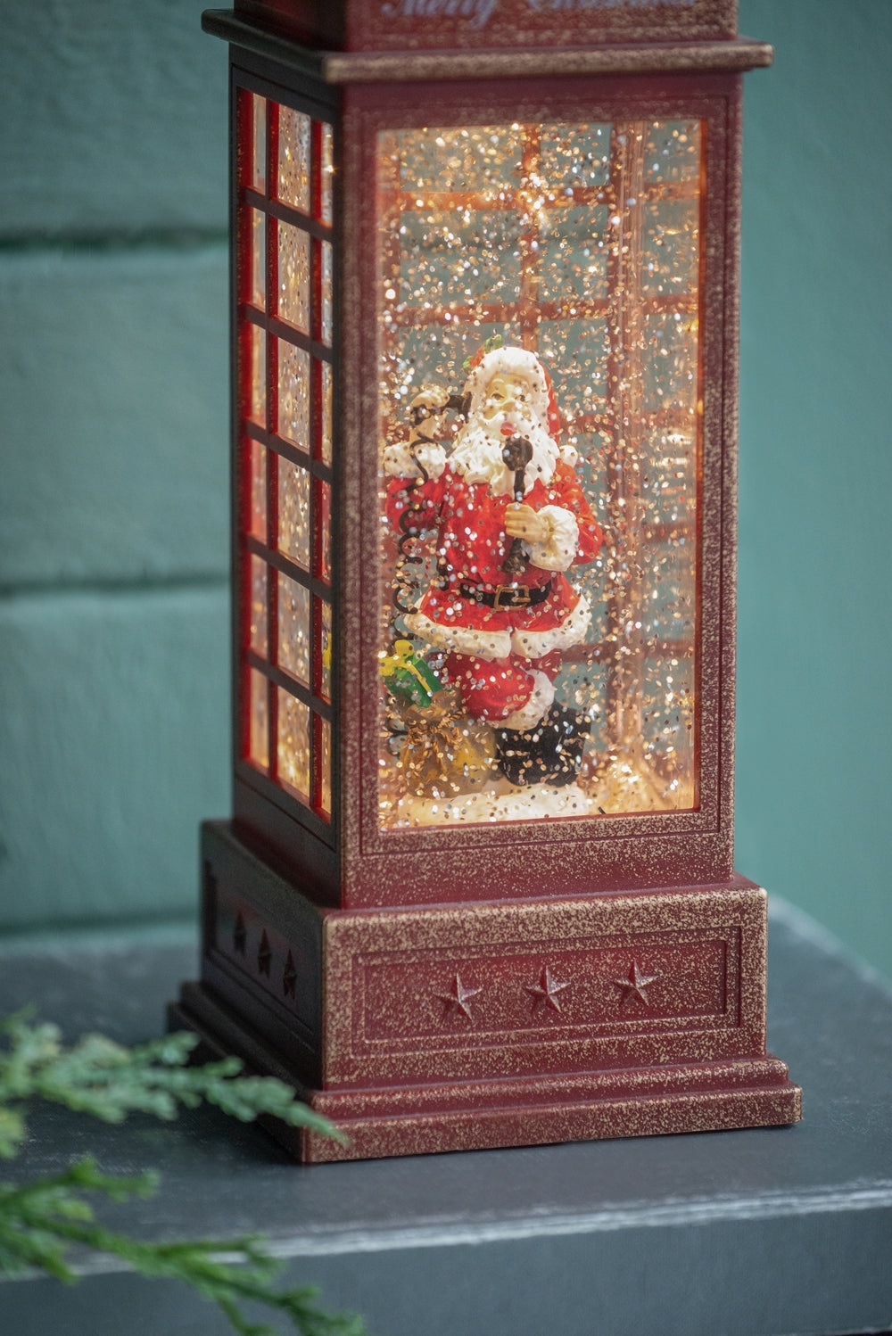 Santa Lantern and Light for Christmas