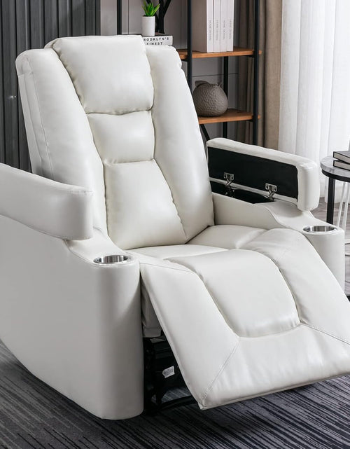 Load image into Gallery viewer, Power Recliner Captain Chair Leather
