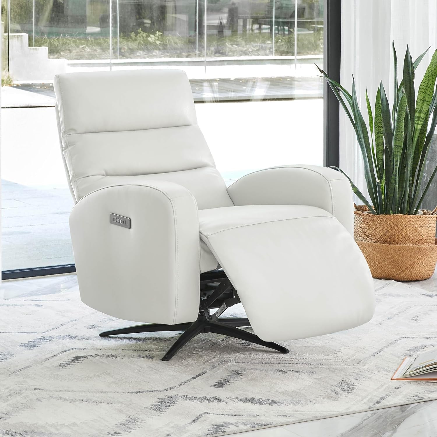 "Snow White" Genuine Leather Dual Motor