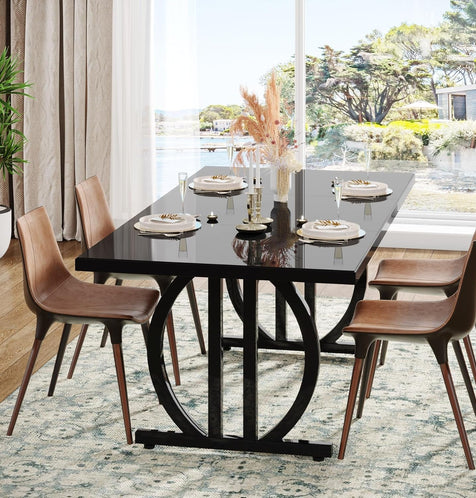 Black Dining Table
