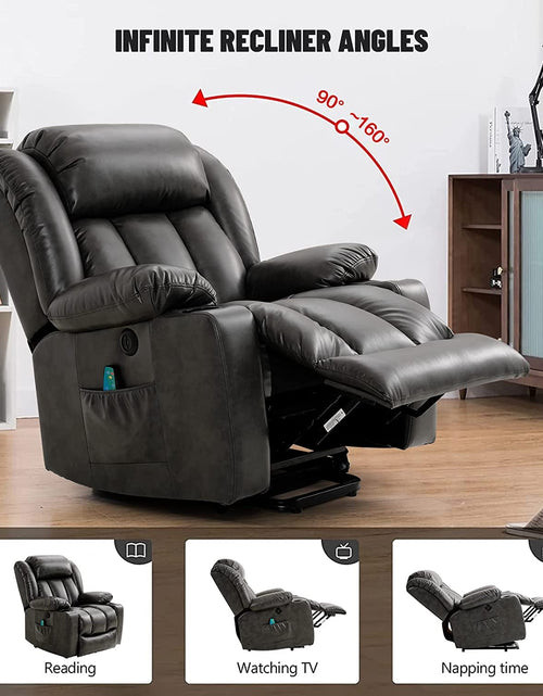 Load image into Gallery viewer, Electric Leather Chair Recline The Best
